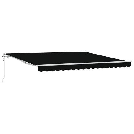 vidaXL Tenda retrattile Nero 400 × 350 cm Nero