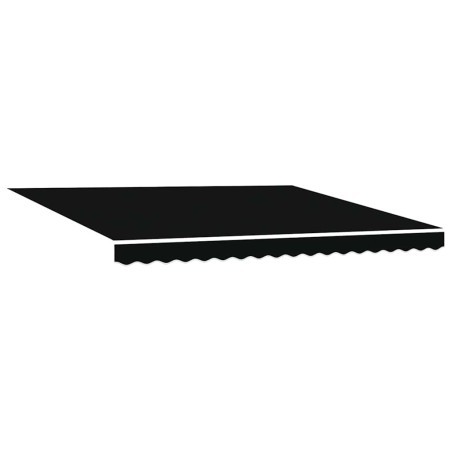 vidaXL Tenda da sole automatica retrattile nera 400 x 350 cm