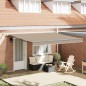 Tenda Retrattile Automatica con LED Beige 400x350 cm Tenda Retrattile Automatica con LED Beige 400x350 cm