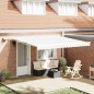 vidaXL Tenda Retrattile with Bianco 400 × 350 cm Bianco vidaXL Tenda Retrattile with Bianco 400 × 350 cm Bianco