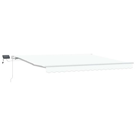 vidaXL Tenda Retrattile with Bianco 400 × 350 cm Bianco