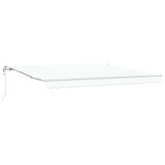 vidaXL Tenda Bianco 400 × 350 cm Bianco