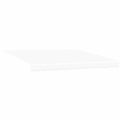 Tenda retrattile manuale con LED bianca 400x350 cm