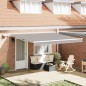 vidaXL Tenda Retrattile with Grigio chiaro 400 × 350 cm Grigio chiaro vidaXL Tenda Retrattile with Grigio chiaro 400 × 350 cm Grigio chiaro