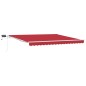 vidaXL Tenda Rossa with Rosso 400 × 350 cm Rosso vidaXL Tenda Rossa with Rosso 400 × 350 cm Rosso