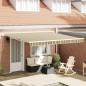 vidaXL Tenda Retrattile Manuale Verde e Gialla 400x350 cm vidaXL Tenda Retrattile Manuale Verde e Gialla 400x350 cm