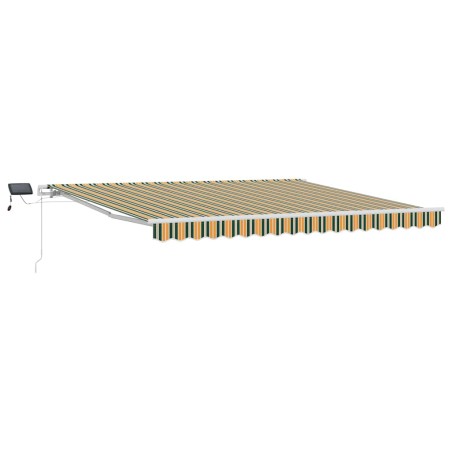 vidaXL Tenda with Verde e giallo 400 × 350 cm Verde e giallo