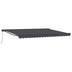 vidaXL Tenda Retrattile Antracite 450x300 cm