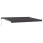 vidaXL Tenda Retrattile Antracite 450x300 cm vidaXL Tenda Retrattile Antracite 450x300 cm