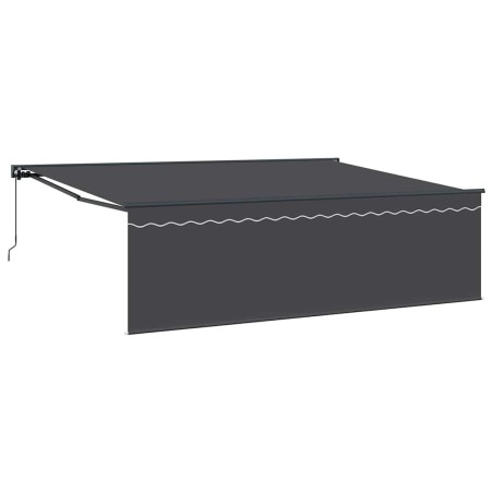 vidaXL Tenda Retrattile Antracite Grigio 450 × 300 cm