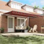 vidaXL Tenda Retrattile arancione e marrone 450 × 300 cm Acrilico vidaXL Tenda Retrattile arancione e marrone 450 × 300 cm Acrilico