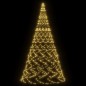 Albero di Natale Pennone Bianco Caldo 3000 LED 800 cm Albero di Natale Pennone Bianco Caldo 3000 LED 800 cm