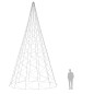 Albero di Natale Pennone Bianco Caldo 3000 LED 800 cm Albero di Natale Pennone Bianco Caldo 3000 LED 800 cm