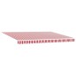 vidaXL Tenda da sole avvolgibile automatica a strisce rosse e bianche, 450x300 cm vidaXL Tenda da sole avvolgibile automatica a strisce rosse e bianche, 450x300 cm
