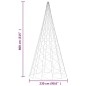 Albero di Natale Pennone Bianco Caldo 3000 LED 800 cm Albero di Natale Pennone Bianco Caldo 3000 LED 800 cm