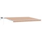 vidaXL Tenda Retrattile with Arancione / Grigio / Blù / Bianco 450 × 300 cm vidaXL Tenda Retrattile with Arancione / Grigio / Blù / Bianco 450 × 300 cm