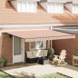 vidaXL Tenda Retrattile Multicolore 450 × 300 cm Poliestere vidaXL Tenda Retrattile Multicolore 450 × 300 cm Poliestere