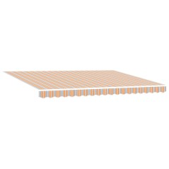 vidaXL Tenda Retrattile Manuale con Striscia Multicolore LED 450x300 cm