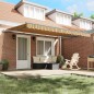 vidaXL Tenda Retrattile Multicolore 450 × 300 cm Poliestere vidaXL Tenda Retrattile Multicolore 450 × 300 cm Poliestere