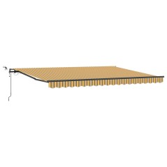 vidaXL Tenda Retrattile Automatica con Striscia LED Multicolore 450x300 cm