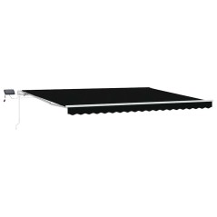 vidaXL Tenda Nera with Nero 450 × 300 cm Nero