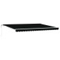 vidaXL Tenda Retrattile Nero 450 × 300 cm Nero vidaXL Tenda Retrattile Nero 450 × 300 cm Nero