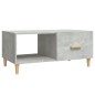 Tavolino Salotto Grigio Cemento 89,5x50x40 cm Legno Multistrato Tavolino Salotto Grigio Cemento 89,5x50x40 cm Legno Multistrato