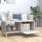Tavolino Salotto Grigio Cemento 89,5x50x40 cm Legno Multistrato Tavolino Salotto Grigio Cemento 89,5x50x40 cm Legno Multistrato