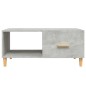 Tavolino Salotto Grigio Cemento 89,5x50x40 cm Legno Multistrato Tavolino Salotto Grigio Cemento 89,5x50x40 cm Legno Multistrato