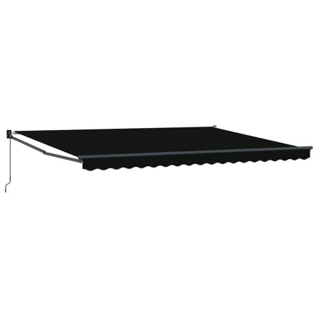Tenda retrattile manuale vidaXL nera 450x300 cm