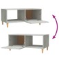 Tavolino Salotto Grigio Cemento 89,5x50x40 cm Legno Multistrato Tavolino Salotto Grigio Cemento 89,5x50x40 cm Legno Multistrato