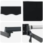 vidaXL Tenda da sole automatica retrattile nera 450x300 cm vidaXL Tenda da sole automatica retrattile nera 450x300 cm