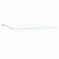 vidaXL Tenda Manuale Retrattile vitaXL Bianca 450 x 300 cm vidaXL Tenda Manuale Retrattile vitaXL Bianca 450 x 300 cm