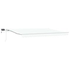 vidaXL Tenda Retrattile with Bianco 450 × 300 cm Bianco