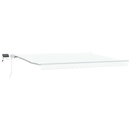 vidaXL Tenda Retrattile with Bianco 450 × 300 cm Bianco