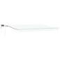 vidaXL Tenda Retrattile with Bianco 450 × 300 cm Bianco