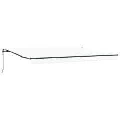 vidaXL Tenda da sole automatica retrattile Bianca 450 x 300 cm