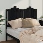 Testiera per Letto Nera 126x4x110 cm in Legno Massello di Pino Testiera per Letto Nera 126x4x110 cm in Legno Massello di Pino
