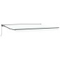 vidaXL Tenda Retrattile Bianco 450x300 cm Poliestere e Metallo vidaXL Tenda Retrattile Bianco 450x300 cm Poliestere e Metallo