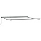 vidaXL Tenda Retrattile Bianco 450x300 cm Poliestere e Metallo vidaXL Tenda Retrattile Bianco 450x300 cm Poliestere e Metallo