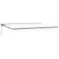 vidaXL Tenda Retrattile Bianco 450x300 cm Tessuto in poliestere vidaXL Tenda Retrattile Bianco 450x300 cm Tessuto in poliestere