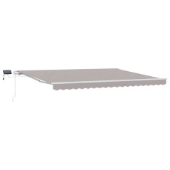 vidaXL Tenda with Grigio chiaro 450 × 300 cm Grigio chiaro