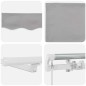 vidaXL Tenda with Grigio chiaro 450 × 300 cm Grigio chiaro vidaXL Tenda with Grigio chiaro 450 × 300 cm Grigio chiaro