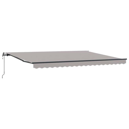 vidaXL Tenda da sole automatica retrattile Grigio chiaro 450x300 cm