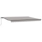 vidaXL Tenda da sole automatica retrattile Grigio chiaro 450x300 cm vidaXL Tenda da sole automatica retrattile Grigio chiaro 450x300 cm