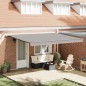 Tenda retrattile automatica vidaXL con LED Grigio Chiaro 450x300 cm Tenda retrattile automatica vidaXL con LED Grigio Chiaro 450x300 cm