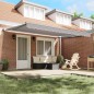 vidaXL Tenda da sole manuale retrattile grigio chiaro 450x300 cm vidaXL Tenda da sole manuale retrattile grigio chiaro 450x300 cm