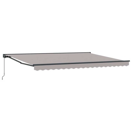 vidaXL Tenda Retrattile Grigio chiaro 450x300 cm