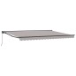 vidaXL Tenda Retrattile Grigio chiaro 450x300 cm