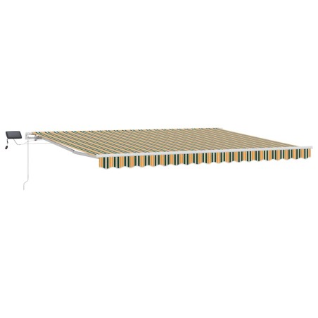 vidaXL Tenda manuale with Verde e giallo 450 × 300 cm Verde e giallo